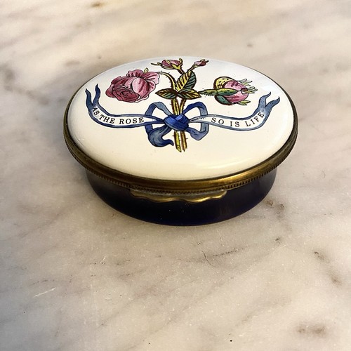 Halcyon days enamel box - enamel, as