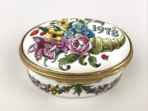 Halcyon days enamels box - halcyon,