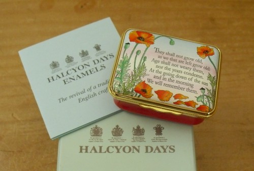 Boxed halcyon days they shall - days,