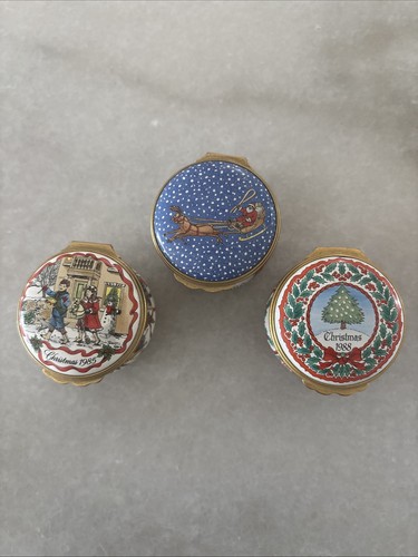 Halcyon days christmas enamel - halcyon,