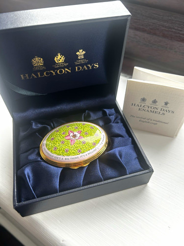 Halcyon days enamel hinged - days,
