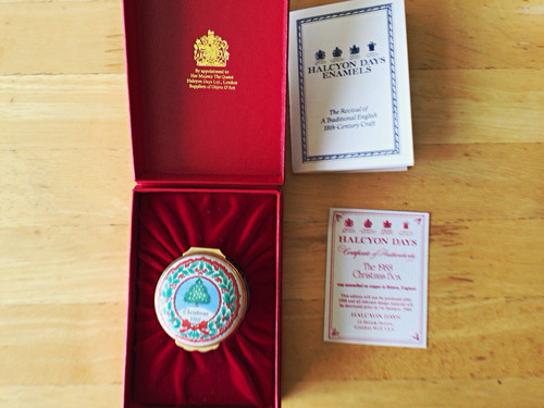 Halcyon days enamel 1988 - days,