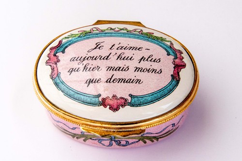 Halcyon days enamels aime - halcyon, t'aime