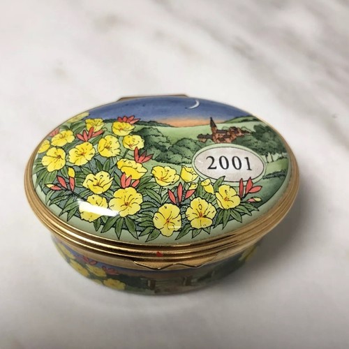 2001 halcyon days enamel oval - enamel,