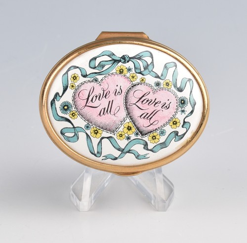 Halcyon days enamels - 'love, is