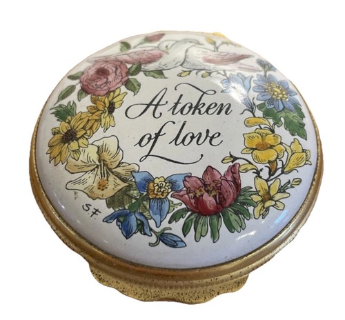 Enamel trinket box - -, token