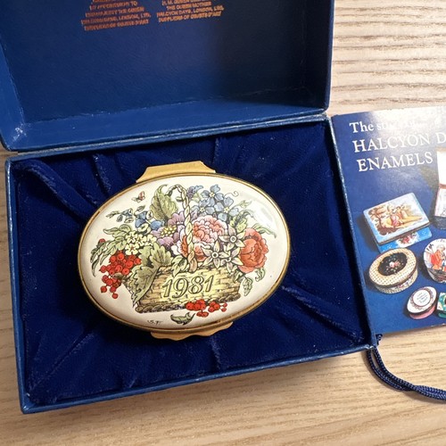 Halcyon days enamel trinket - halcyon,