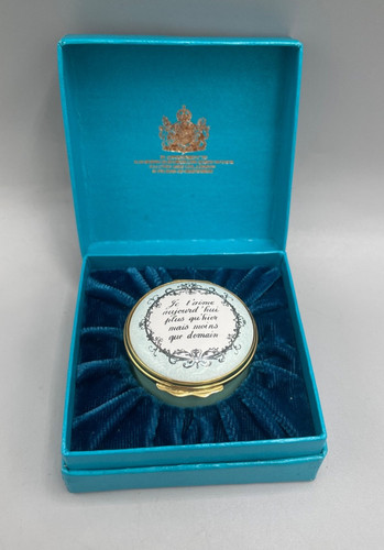 Halcyon days enamel box in - enamel,
