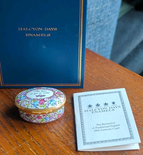 Halcyon days enamel floral - days,