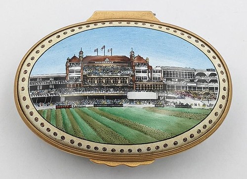 Halcyon days enamel box 1996 - enamel,