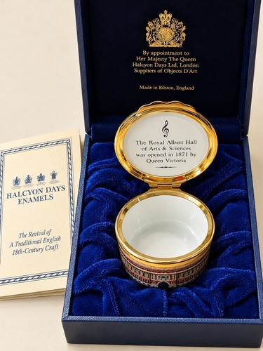 Halcyon days enamel box royal - days,