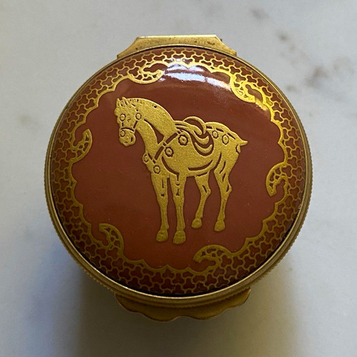 Halcyon days enamel box - halcyon,