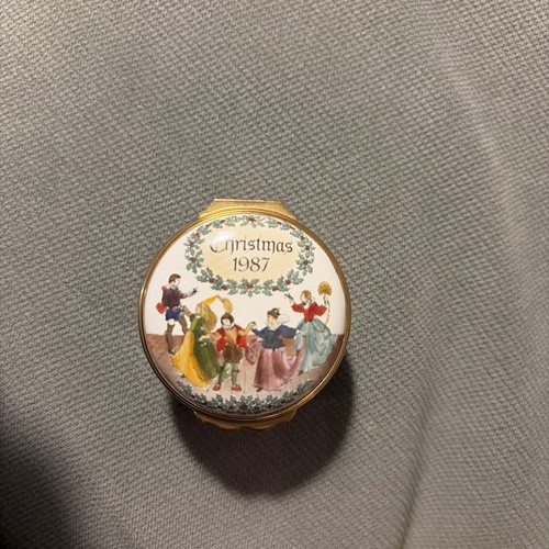 Halcyon days enamel box - enamel,