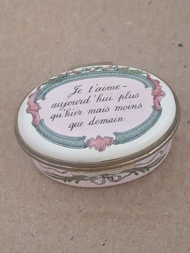 Halcyon days enamel box - days,