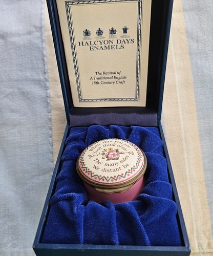 Halcyon days enamel box - halcyon,