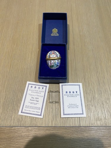 Halcyon days enamel easter egg - enamel,