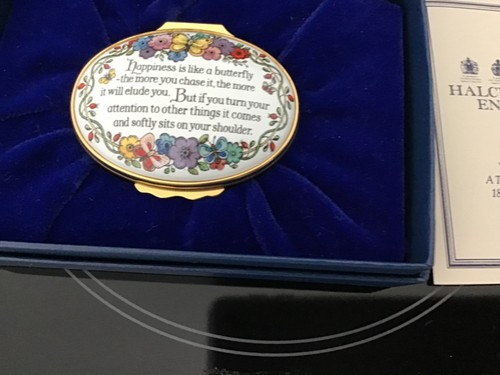 Halcyon days enamel trinket - halcyon,