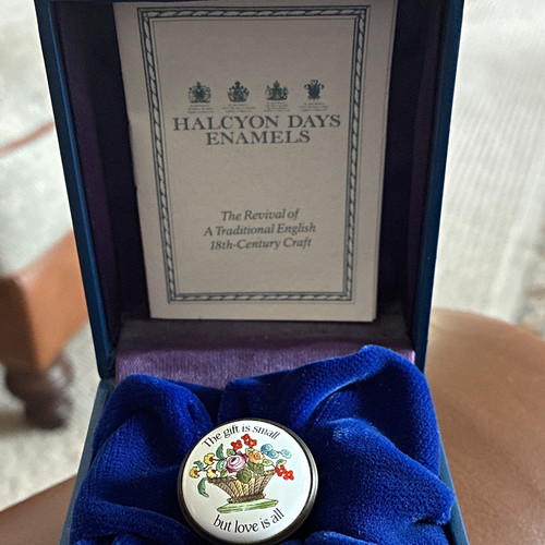 Halcyon days enamel small - enamel,